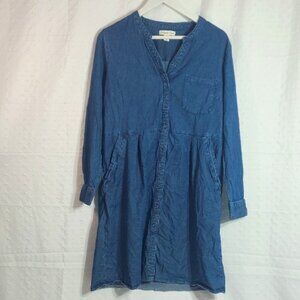 Coldwater Creek Blue Midi Dress